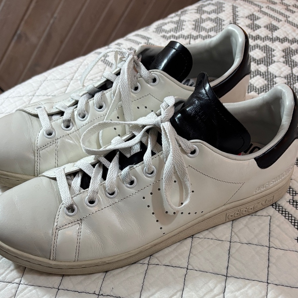 adidas Stan Smith x RAF SMITH White and Black Men's Sneakers